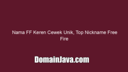 Nama FF Keren Cewek Unik, Top Nickname Free Fire